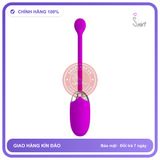 Trứng Rung Prettylove Brook chính hãng - 12 chế độ rung, sạc usb, silicone mềm mại - giao hàng che tên kín đáo