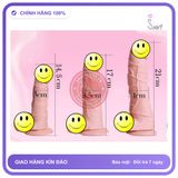 Dương Vật Đóng Jb Ngoáy chính hãng - đế hít tường, silicone mềm mại, chất liệu an toàn cho da - giao hàng che tên kín đáo