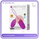 Trứng Rung Prettylove Berger Điều Khiển Từ Xa chính hãng - 12 chế độ rung, sạc usb, chống nước - giao hàng che tên kín đáo
