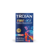 Bao Cao Su Trojan Nóng Ấm Và Mát Lạnh™ Fire & Ice™ Condoms [Mã CK-SP933797-03]