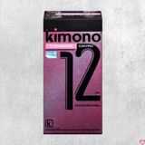 Bao cao su Kimono Hồng 0.03mm siêu mỏng hương anh đào hộp 12 cái chất lượng mềm mại [Mã CK-SP937011-07]