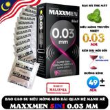 Bao Cao Su Maxxmen 5in1 Siêu Mỏng 0.03 Truyền Nhiệt 330290 [Mã CK-SP937453-04]