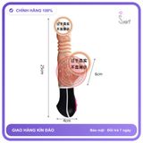 Dương Vật Xinl Nhánh rung nhấp chuyển động đẩy tới và lui Nhiệt chính hãng - sạc USB, rung nhấp chuyển động đẩy tới và lui tự động, có sưởi ấm - giao hàng che tên kín đáo