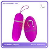 Trứng Rung Prettylove Dawn Điều Khiển Từ Xa chính hãng - 12 chế độ rung, silicone mềm mại, chất liệu an toàn cho da - giao hàng che tên kín đáo