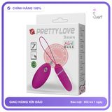 Trứng Rung Prettylove Dawn Điều Khiển Từ Xa chính hãng - 12 chế độ rung, silicone mềm mại, chất liệu an toàn cho da - giao hàng che tên kín đáo