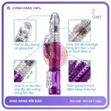 Dương Vật 4 Bin rung nhấp chuyển động đẩy tới và lui chính hãng - rung nhấp chuyển động đẩy tới và lui tự động, chất liệu an toàn cho da, dễ vệ sinh - giao hàng che tên kín đáo