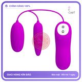 Trứng Rung Prettylove Irma 2 Trứng chính hãng - silicone cao cấp, chất liệu an toàn cho da, dễ vệ sinh - giao hàng che tên kín đáo