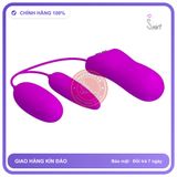 Trứng Rung Prettylove Irma 2 Trứng chính hãng - silicone cao cấp, chất liệu an toàn cho da, dễ vệ sinh - giao hàng che tên kín đáo