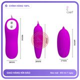 Trứng Rung Prettylove Irma 2 Trứng chính hãng - silicone cao cấp, chất liệu an toàn cho da, dễ vệ sinh - giao hàng che tên kín đáo