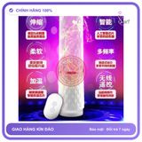 Dương Vật Đóng DIAMOND LOVE Cao Cấp Có Nhiệt chính hãng - sạc usb, điều khiển từ xa, rung nhấp chuyển động đẩy tới và lui tự động - giao hàng che tên kín đáo
