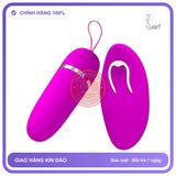 Trứng Rung Prettylove Darlene Điều Khiển Từ Xa chính hãng - 12 chế độ rung, rung êm không tiếng động, silicone cao cấp - giao hàng che tên kín đáo