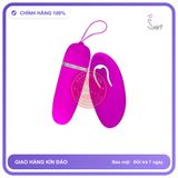 Trứng Rung Prettylove Debby Điều Khiển Từ Xa chính hãng - 12 chế độ rung, rung êm không tiếng động, silicone mềm mại - giao hàng che tên kín đáo