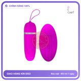 Trứng Rung Prettylove Debby Điều Khiển Từ Xa chính hãng - 12 chế độ rung, rung êm không tiếng động, silicone mềm mại - giao hàng che tên kín đáo