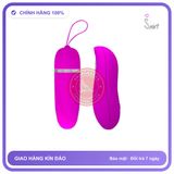Trứng Rung Prettylove Debby Điều Khiển Từ Xa chính hãng - 12 chế độ rung, rung êm không tiếng động, silicone mềm mại - giao hàng che tên kín đáo