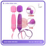 Chày Rung Massage Mini Magic Help 10 Chế Độ chính hãng - 10 chế độ rung, silicone mềm mại, chất liệu an toàn cho da - giao hàng che tên kín đáo