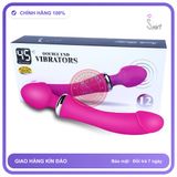 Chày Rung 2 Đầu Double End Vibrator 45°c chính hãng - sạc USB, chất liệu an toàn cho da, dễ vệ sinh - giao hàng che tên kín đáo