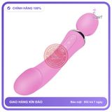 Chày Rung 2 Đầu Double End Vibrator 45°c chính hãng - sạc USB, chất liệu an toàn cho da, dễ vệ sinh - giao hàng che tên kín đáo