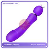 Chày Rung 2 Đầu Double End Vibrator 45°c chính hãng - sạc USB, chất liệu an toàn cho da, dễ vệ sinh - giao hàng che tên kín đáo