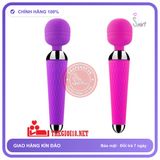 Chày Rung Massage Sạc Nhiều Chế Độ chính hãng - sạc USB, silicone mềm mại, chất liệu an toàn cho da - giao hàng che tên kín đáo