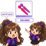 Chày Rung Massage Sạc Nhiều Chế Độ chính hãng - sạc USB, silicone mềm mại, chất liệu an toàn cho da - giao hàng che tên kín đáo