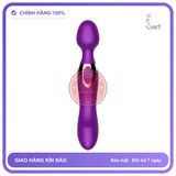Chày Rung 2 Đầu Passion chính hãng - 10 chế độ rung, sạc usb, rung êm không tiếng động - giao hàng che tên kín đáo