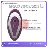 Trứng Rung Dương Vật Bú Mary Sucking chính hãng - kích thước 119mmx130mm, chống nước, silicone cao cấp - giao hàng che tên kín đáo