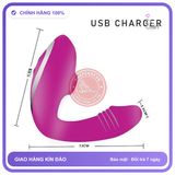 Trứng Rung Dương Vật Bú Mary Sucking chính hãng - kích thước 119mmx130mm, chống nước, silicone cao cấp - giao hàng che tên kín đáo
