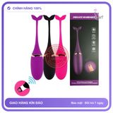 Trứng Rung Cá Heo Điều Khiển Từ Xa chính hãng - sạc USB, silicone y tế, chất liệu an toàn cho da - giao hàng che tên kín đáo