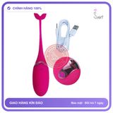 Trứng Rung Cá Heo Điều Khiển Từ Xa chính hãng - sạc USB, silicone y tế, chất liệu an toàn cho da - giao hàng che tên kín đáo