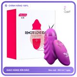 Trứng Rung Yeain Điều Khiển Từ Xa chính hãng - 10 chế độ rung, sạc usb, rung êm không tiếng động - giao hàng che tên kín đáo