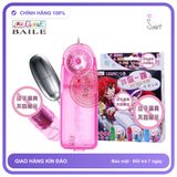 Trứng Rung Cà Na Inox Hồng 2 Trứng (Baile) chính hãng - chất liệu an toàn cho da, dễ vệ sinh, êm ái khi dùng - giao hàng che tên kín đáo