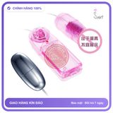 Trứng Rung Cà Na Inox Hồng 2 Trứng (Baile) chính hãng - chất liệu an toàn cho da, dễ vệ sinh, êm ái khi dùng - giao hàng che tên kín đáo