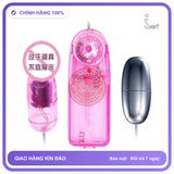 Trứng Rung Cà Na Inox Hồng 2 Trứng (Baile) chính hãng - chất liệu an toàn cho da, dễ vệ sinh, êm ái khi dùng - giao hàng che tên kín đáo