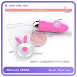Trứng Rung Đầu Ku điều khiển Từ Xa New chính hãng - chất liệu an toàn cho da, dễ vệ sinh, êm ái khi dùng - giao hàng che tên kín đáo