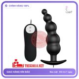 Trứng Rung Đen Prettylove Hậu Môn chính hãng - chống nước, silicone mềm mại, chất liệu an toàn cho da - giao hàng che tên kín đáo