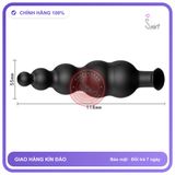 Trứng Rung Đen Prettylove Hậu Môn chính hãng - chống nước, silicone mềm mại, chất liệu an toàn cho da - giao hàng che tên kín đáo