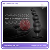 Trứng Rung Đen Prettylove Hậu Môn chính hãng - chống nước, silicone mềm mại, chất liệu an toàn cho da - giao hàng che tên kín đáo