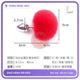 Đuôi Cáo Ngắn Đủ Màu chính hãng - chất liệu an toàn cho da, dễ vệ sinh, êm ái khi dùng - giao hàng che tên kín đáo