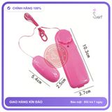Trứng Rung Cà Na 1 Trứng chính hãng - chất liệu an toàn cho da, dễ vệ sinh, êm ái khi dùng - giao hàng che tên kín đáo