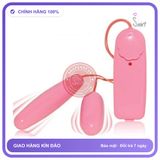 Trứng Rung Cà Na 2 Trứng chính hãng - sạc USB, chất liệu an toàn cho da, dễ vệ sinh - giao hàng che tên kín đáo