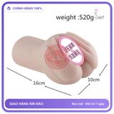 Khối Âm Đạo Cầm Tay không Rung chính hãng - silicone mềm mại, chất liệu an toàn cho da, dễ vệ sinh - giao hàng che tên kín đáo
