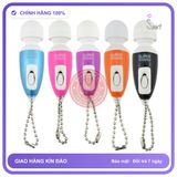 Móc Khoá Chày Rung Massage chính hãng - sạc USB, chất liệu an toàn cho da, dễ vệ sinh - giao hàng che tên kín đáo