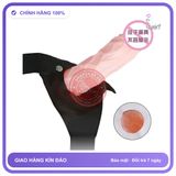 Dương Vật Đeo Rỗng Có Rung chính hãng - silicone mềm, chất liệu an toàn cho da, dễ vệ sinh - giao hàng che tên kín đáo