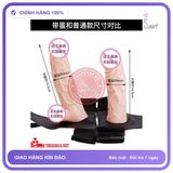 Dương Vật Đeo Rỗng Có Rung chính hãng - silicone mềm, chất liệu an toàn cho da, dễ vệ sinh - giao hàng che tên kín đáo