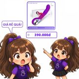 Que Rung Massage Anna Nhiều Chế Độ chính hãng - 4 chế độ rung, sạc USB, silicone cao cấp - giao hàng che tên kín đáo