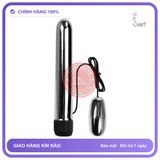 Bộ Bút Vs Trứng Rung Inox Multiple chính hãng - chất liệu an toàn cho da, dễ vệ sinh, êm ái khi dùng - giao hàng che tên kín đáo