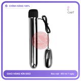 Bộ Bút Vs Trứng Rung Inox Multiple chính hãng - chất liệu an toàn cho da, dễ vệ sinh, êm ái khi dùng - giao hàng che tên kín đáo