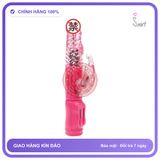 Dương Vật 3 Bin Rung Ngoáy chính hãng - chất liệu an toàn cho da, dễ vệ sinh, êm ái khi dùng - giao hàng che tên kín đáo
