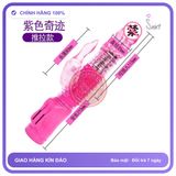 Dương Vật 3 Bin Rung Ngoáy chính hãng - chất liệu an toàn cho da, dễ vệ sinh, êm ái khi dùng - giao hàng che tên kín đáo
