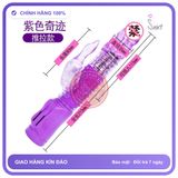 Dương Vật 3 Bin Rung Ngoáy chính hãng - chất liệu an toàn cho da, dễ vệ sinh, êm ái khi dùng - giao hàng che tên kín đáo